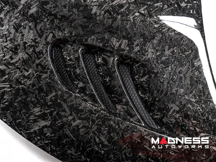 Toyota GR Yaris Custom Hood - Carbon Fiber - Extreme Style - Forged Carbon 